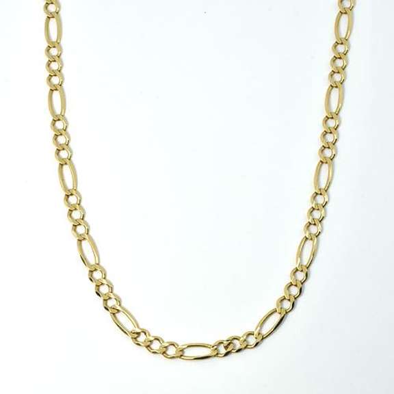 Sturdy Figaro Link Necklace