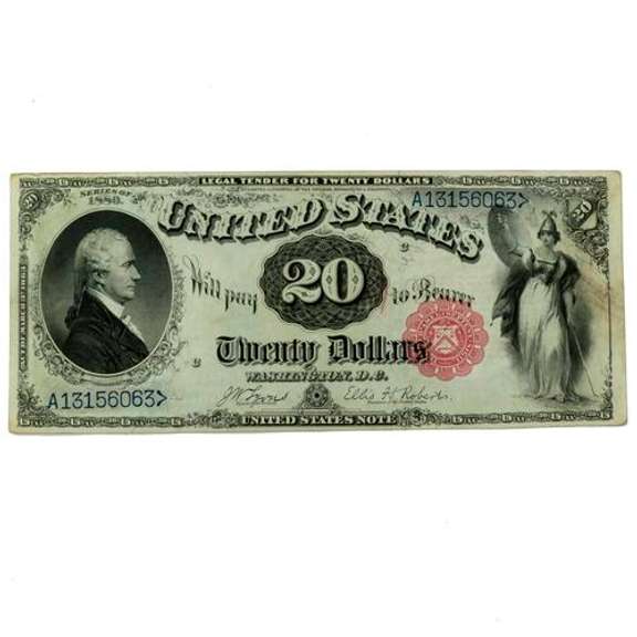 $20 Hamilton Series of 1880 US Note
