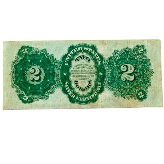 Choice $ 2 Series of 1891 Silver Certificate Fr 236