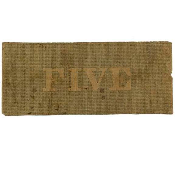 $5 Bank of Rockledge Lexington Va Jan 8 1859 Note