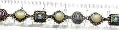 Sterling Silver Thailand Multi Gemstone Bracelet