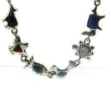 Sterling Silver Animal Charm Necklace