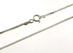925 Sterling Silver Box Chain Necklace