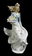 Strolling Through the Meadow 14inc Porcelain Figurine