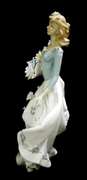 Strolling Through the Meadow 14inc Porcelain Figurine