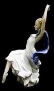 Prima Ballerina 15inc Porcelain Handcrafted Figurine