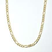 Sturdy Figaro Link Necklace