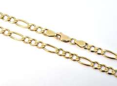 Sturdy Figaro Link Necklace