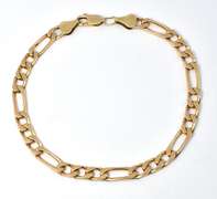 Durable Figaro Link Bracelet