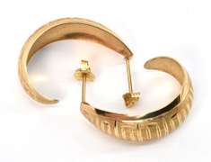 Nice J Hoop Earrings