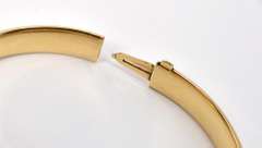 Traditional 14k Etched Bangle