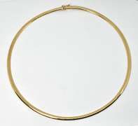 Popular 14k Omega Necklace