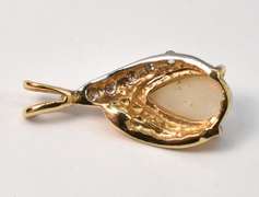 Tasteful Pear Shaped Opal Pendant