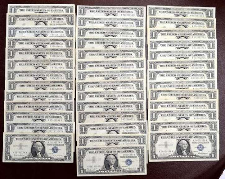 40 Better Than Avg Silver Certs $