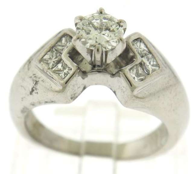 Glowing RBC Center Diamond w PC Sides Ring