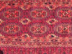 Very Rare Collectible Circa 1900 Salor Turkoman Salt Bag 4.6X2.8