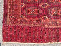 Very Rare Collectible Circa 1900 Salor Turkoman Salt Bag 4.6X2.8