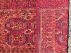 Very Rare Collectible Circa 1900 Salor Turkoman Salt Bag 4.6X2.8