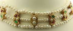 Dramatic 21kt Yellow Gold Plated Pearl, Turquoise, & Enamel Reversible Set