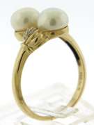 Elegant Fresh Water Pearl Bypass Ring