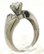 Glowing RBC Center Diamond w PC Sides Ring