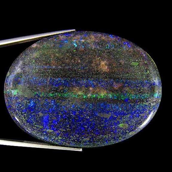 Colossal 90.76ct Australian Lighting Ridge Black Opal