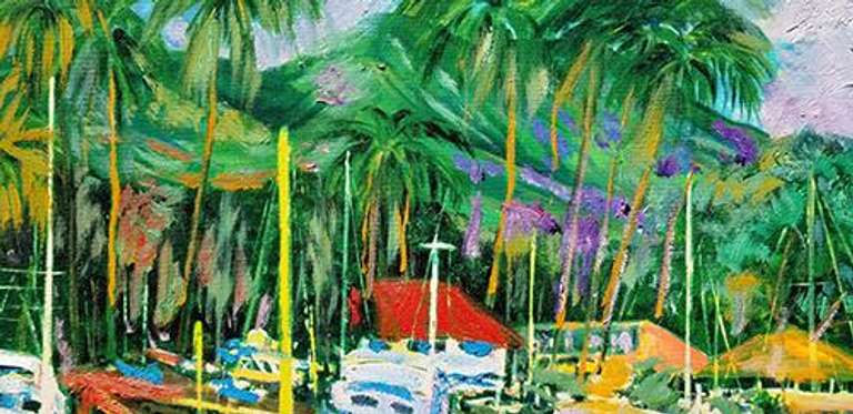 Magnificent Embellished Giclee on canvass By Manor Shadian