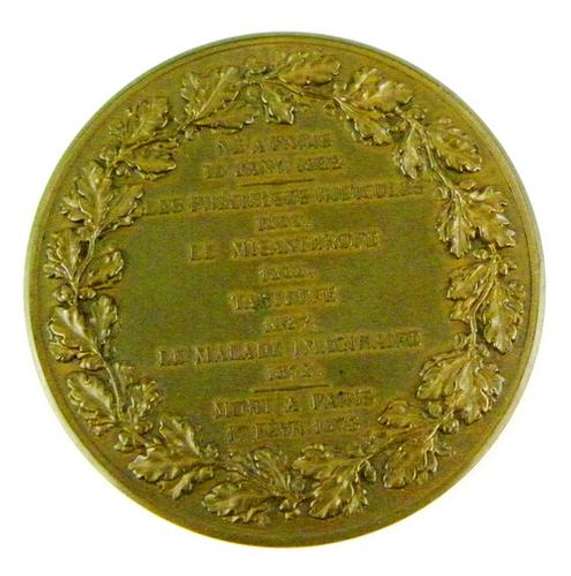 Early French Bronze Medallion - Poquelin de Moliere