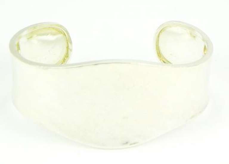 Sterling Silver Hammered Cuff Bracelet