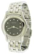 Gucci 5500L Black Diamond Dial Watch