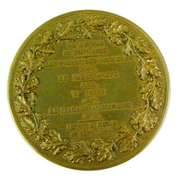 Early French Bronze Medallion - Poquelin de Moliere