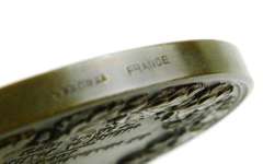 Early French Bronze Medallion - Poquelin de Moliere