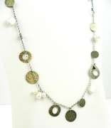 Silpada Sterling Charm & Pearls Necklace