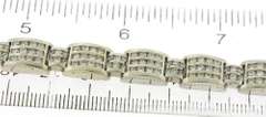 Dazzling White Gold Diamond Channel Set Bracelet
