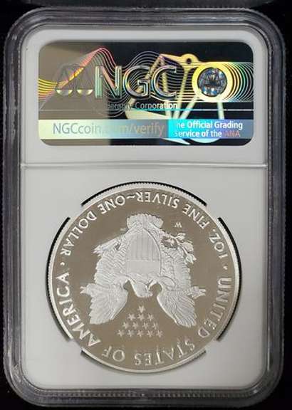 2019 Certified Proof Silver Eagle PF70 NGC