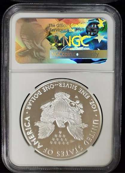 2017 Certified Proof Silver Eagle PF70 NGC