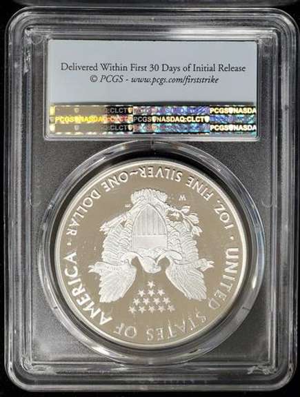 2019 Certified Proof Silver Eagle PF70 PCGS