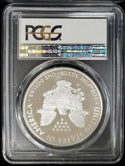 2019 Certified Proof Silver Eagle PF70 PCGS