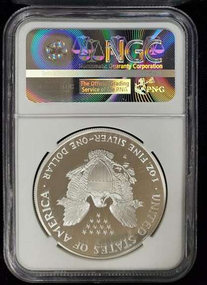 1998 Certified Proof Silver Eagle PF70 NGC