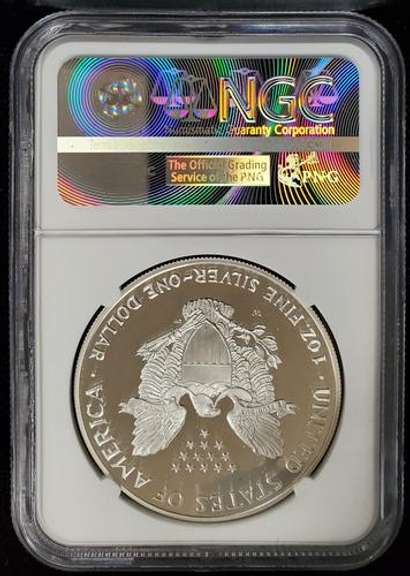 2001 Certified Proof Silver Eagle PF70 NGC