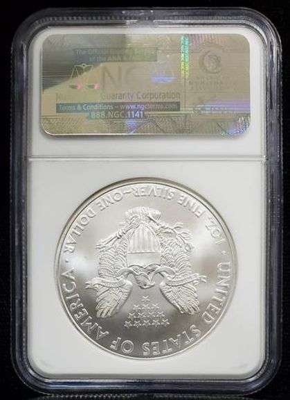 2010 Certified Silver Eagle MS70 NGC