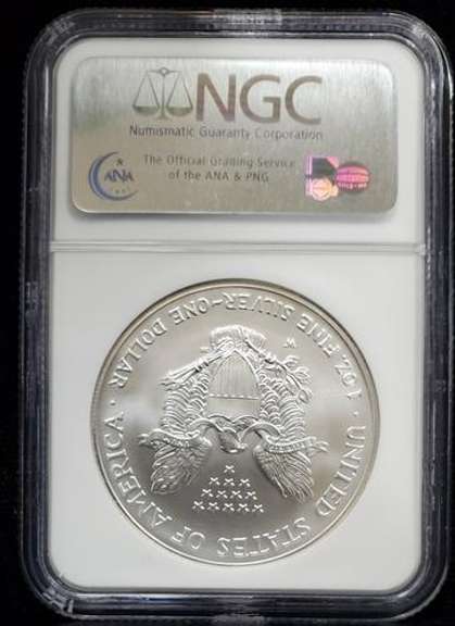 2006 W Certified Silver Eagle MS70 NGC