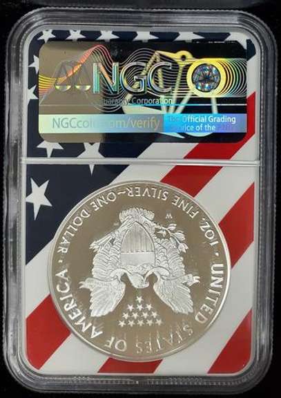 2018 W Certified Proof Silver Eagle PF70 NGC