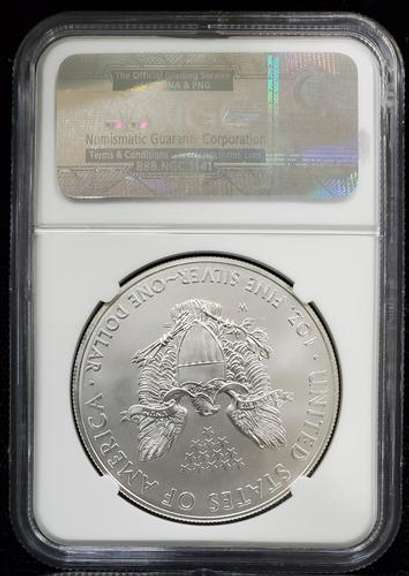 2013 W Certified Silver Eagle MS69 NGC