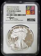 2017 Certified Proof Silver Eagle PF70 NGC