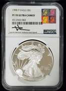 1998 Certified Proof Silver Eagle PF70 NGC