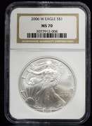 2006 W Certified Silver Eagle MS70 NGC