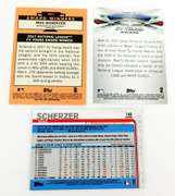 3 Max Scherzer Topps Baseball Cards