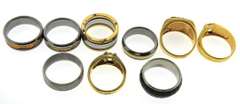 Group Lot of 9 Rings