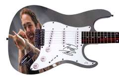 Post Malone Autographed Custom Photo Guitar
